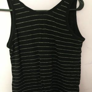 Striped Tank Top with Back Drop